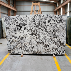 Granito Blanco de Alaska en Losa Grande Pulida para Encimeras y Mesitas de Baño, Piedra Contemporánea y Duradera - Product Image 1