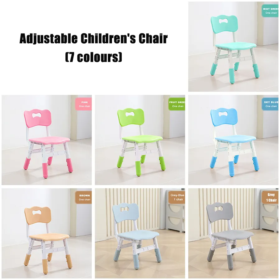 Çocuklar masa ve sandalye seti yüksekliği ayarlanabilir yürümeye başlayan çocuk masası 4 koltuk okul çalışma masası ve sandalye seti kız ve erkek yaş 2-10