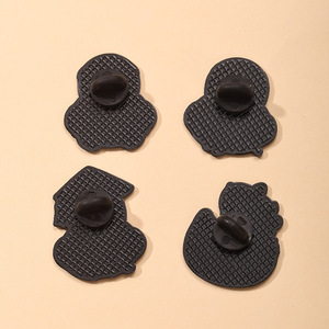 En gros, Pin's en émail et métal personnalisé, motif canard jaune mignon, Série professionnelle, pour sacs à dos et bijoux de mode - Product Image 5