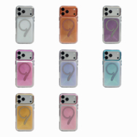 Casing HP INS Style Glitter Electroplated Magnetik Trendy Anti Benturan untuk Wanita untuk iPhone 17 16 15 Pro Max