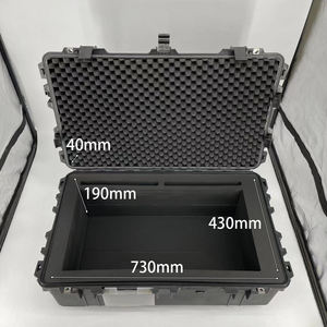 DPC134-2 קשה פלסטיק עמיד למים עמיד הלם כלי נשיאת ציוד אחסון הגנת מקרה עם עניבת מוט וגלגלים - Product Image 2