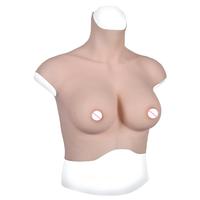 Plastron de poitrine en silicone réaliste 7L-D Cup personnalisé OEM/ODM pour travestis, transgenres, drag queens, cosplay et jeux de rôle