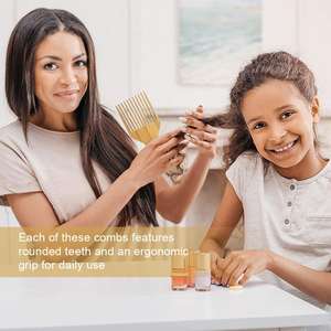 Peigne de ramassage en bois de bambou naturel, pour la <span class=keywords><strong>barbe</strong></span>, avec votre Logo personnalisé, 100% cm - Product Image 6