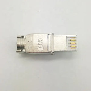 Connecteurs modulaires CE Lisyed <span class=keywords><strong>RJ45</strong></span> Cat.6 STP bouchons de fil solides sans outil/Cat6 pièces de télécom de prise sans outil - Product Image 4