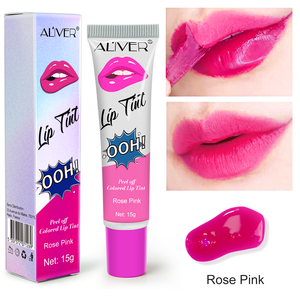 Nuevo Lápiz Labial Líquido Romántico de Marca Privada OEM, 6 Colores, Profesional, Larga Duración, Sexy, Mágico, Tinta para Labios Despegable a Prueba de Agua - Product Image 2