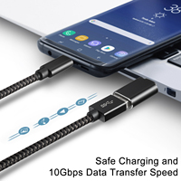 Adaptateur OTG USB 3.0 3.1 Femelle vers Type-C Mâle Personnalisable avec Logo, Convertisseur Connecteur USB-C OTG, Adaptateur USB vers USB-C
