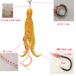 Señuelo <span class=keywords><strong>de</strong></span> pesca <span class=keywords><strong>de</strong></span> plástico <span class=keywords><strong>de</strong></span> 10cm y 4G al por mayor, faldas <span class=keywords><strong>de</strong></span> pulpo y calamar con gancho, Spinner impreso para pesca en Río, Lago y Arroyo - Product Image 2