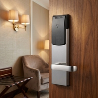 Système de serrure d'hôtel intelligent RFID, serrure de porte électronique à carte RF, poignée de porte intelligente pour hôtel avec codes d'accès automatiques