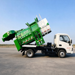 Camion de collecte des déchets alimentaires SAIC 4x2, 5 m³, hydraulique, pour l'assainissement municipal - Product Image 6