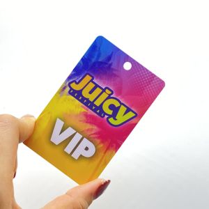 Cartes de visite en PVC pour organisateur de conférences, identité de marque d'événement - Product Image 3