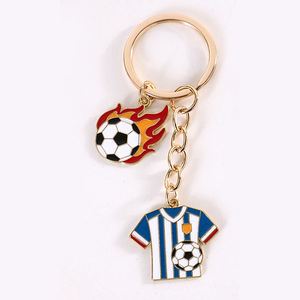 Creative Football Trophies Metal Keychains Athlete Souvenirs Pendants Ball Ornaments Small Gifts Wholesale Customizable - Product Image 5