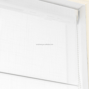 من المصنع مباشرة ستائر رومانية لاسلكية حديثة ستائر تعتيم بوليستر مكتب غرفة نوم عمودي أفقي يدوي ظلال رومانية - Product Image 3