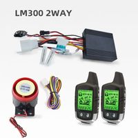 Système de sécurité NTO anti-coupure, télécommande LCD manuelle, faible consommation d'énergie, sirène à micro-ondes bidirectionnelle, alarme pour moto, alarmes pour vélos