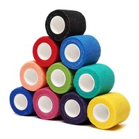 Bande de tissu non tissé auto-adhésive, attelle élastique universelle pour cheville, bandage pour patte d'animal, bandage pour doigt et ruban musculaire anti-abrasion