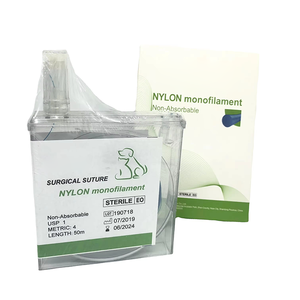 Medical Consumables <strong>Surgical</strong> <strong>Sutures</strong> Disposable Non Absorbable <strong>Surgical</strong> <strong>Sutures</strong> for Animals Customized <strong>Sutures</strong> - Product Image 2