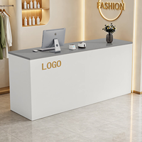 Magnifique comptoir de réception pour hôtel ou bureau, mobilier de réception moderne pour bureau
