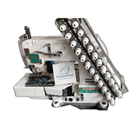 Siruba vc008 machine à coudre industrielle multi-aiguilles d'occasion Maquina De Coser Industriales Usadas Reconditionnée par Tomsewing