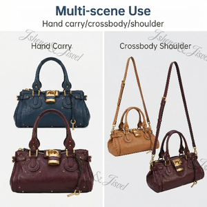 Bolso de Mano Retro de Lujo con Cierre - Moda Femenina de Verano con Herrajes Dorados |   Diseño Clásico de Candado Ligero, Espacioso y Atemporal de los Años 2000 - Product Image 6