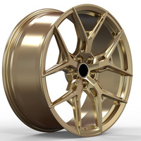 Nuevas Llantas Forjadas de Aleación de Aluminio de 18-24 Pulgadas, Diseño Cóncavo Profundo, 5*112mm PCD, Cinco Radios, Compatibles con McLaren, Audi R8 V10, RS3, BMW G80