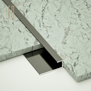 Thiết Kế Hiện Đại Chất Lượng Cao Vàng Đánh Bóng Hình Chữ U Hợ<span class=keywords><strong>p</strong></span> Kim Nhôm Hồ Sơ Kênh Hình Chữ U Gốm Gạch Trim Cho Phòng Tắm - Product Image 1