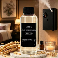 Huile parfumée au ginseng pour hôtel, parfum boisé et herbal doux, pour les chambres d'hôtel, le hall, le spa, diffuseur d'arômes