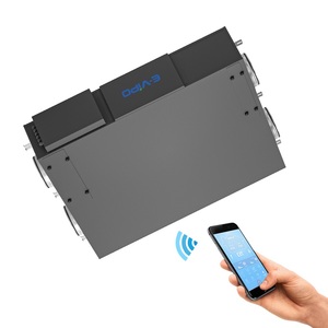 Sistema HVAC de Ahorro de Energía <span class=keywords><strong>HRV</strong></span>/ERV Montado en el Techo, 96% de Eficiencia, Motor EC, Intercambiador de Calor Rectangular, Diseño Gráfico para el Hogar - Product Image 4