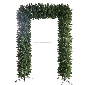 250CM verde artificiale PVC natale arco albero per porta singola utilizzando - Product Image 1
