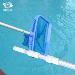 High Quality Telescopic Swimming Pool Pole WATER CROWN Aluminum Pole For Pool Cleaning Tools Connect