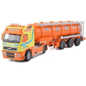Cina all'ingrosso in scala 1/50 Diecast camion cisterna modello KDW 625028 metallo olio camion camion giocattolo per bambini regali