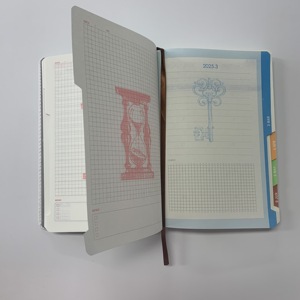 2026 Sổ tay chương trình nghị sự mới Sổ tay hàng năm với mẫu trang bên trong màu đen và trắng - Product Image 5