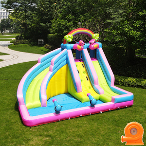 Castillo Inflable de Nailon Flamingo para Bebés, Casa de Juegos Inflable para Niños Pequeños NB-93005-1, Casa Inflable de Nailon Flamingo - Product Image 6