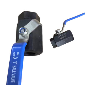 EVK工厂2000WOG六角碳钢A105 1/4-4英寸G/NPT/BSPT/BSP 1PC全口径螺纹球阀水油气3年 - Product Image 3