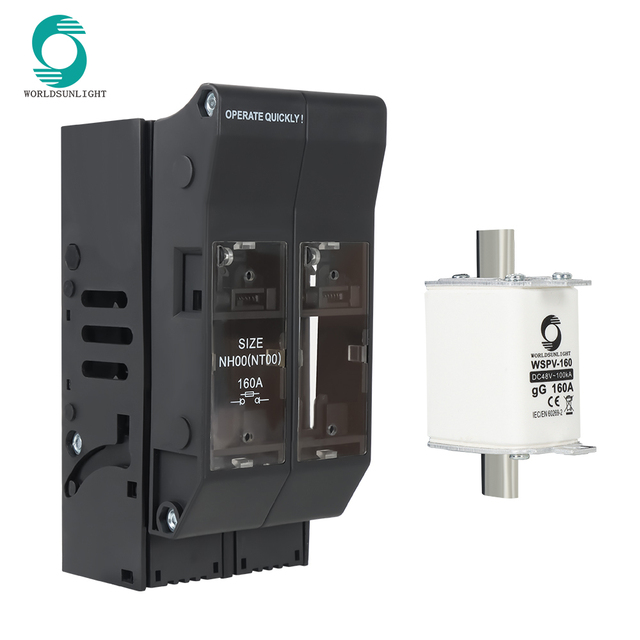 WSPV-160B 2P AC400V/690V DC500V Disconnector 160A Battery Fuse Fuse Type Isolator Switch