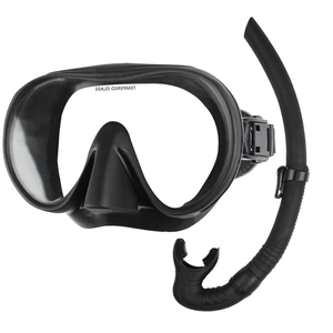 Hochwertiges Silikon-Tauchschnorchel-Masken set für Erwachsene Bestes Schnorchel-Kit Anti-Fog-Einzellinsen-Schwimm maske Tauchen Schnorchel - Product Image 1
