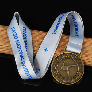 Medallas de Metal académicas personalizables, medalla de PE deportiva de aleación de Zinc, medalla de Honor, eventos de campo de pista, Medalla competitiva chapada, medallistas - Product Image 3
