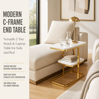 Table basse carrée multi-niveaux de style scandinave, simple, pour la maison, pour le salon ou le balcon