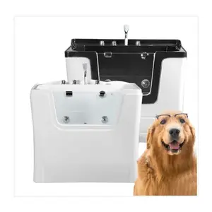 Pujia PJ-7312 sıcak satış banyo lavabo hayvan havuzu küvet pet temizlik ve bakım için SPA küveti kedi ve köpek