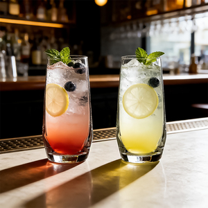 <span class=keywords><strong>Verre</strong></span> à cocktail <span class=keywords><strong>sans</strong></span> <span class=keywords><strong>pied</strong></span> étincelant avec logo personnalisé, en cristal, design moderne pour les fêtes - Product Image 1