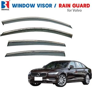 Deflectores de Insectos y Protectores de Lluvia para Ventanas de Volvo S90 2019 - Deflector Premium Moldeado por Inyección para Viento, Lluvia y Sol - Product Image 1