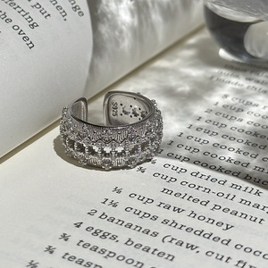 Anillo de Plata de Ley S925 con Diseño de Encaje Estilo Palacio y Patrón de Búho, Joyería Ligera, Simple y Moderna, Anillo Vintage con Incrustaciones de Flores Talladas - Product Image 5