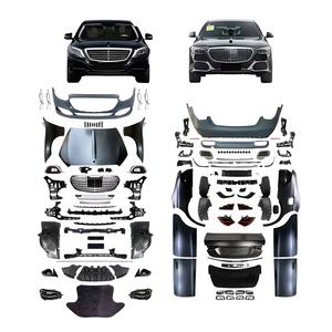 Guardabarros de capó de parachoques trasero delantero de clase S de alta elevación hasta W223 <span class=keywords><strong>Maybach</strong></span> 1:1 modelo para Mercedes Benz W222 Bodykit - Product Image 1
