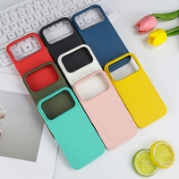 Coque de téléphone écologique en paille de blé et TPU pour iPhone 17 Pro Max 17 Air, magnétique, souple et biodégradable