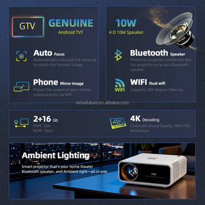 <b>Projector</b> 1080P 4K 8K LCD Home Theater Cinema VideoProjector Short Throw DLP Mobile Phone RGB WIFI Bluetooth Manufacturers U001 - Product Image 3