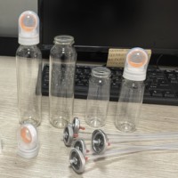 Buse de pulvérisation en forme d'anneau, lotion hydratante liquide, écran solaire, pulvérisateur en plastique PET personnalisé