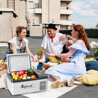 Alpicool compresseur réfrigérateur voiture 12v C15 alimenté par batterie mini réfrigérateur congélateur 15 litres 12v congélateur réfrigérateur voiture maison double usage