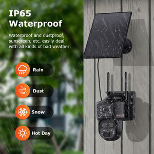 كاميرا شمسية لاسلكية مزدوجة 4G AOV our تسجيل كامل الوقت في الهواء الطلق IP65 6MP HD كاميرا AI للكشف عن الحركة - Product Image 6