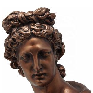 Figurine Apollo personnalisée en or vintage Art simple <span class=keywords><strong>Statue</strong></span> <span class=keywords><strong>grecque</strong></span> Lady Liberty Figurine Metal Craft - Product Image 3