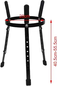 12"13"African drum stand Djembe standing universal drum rack Adult beginner sitting posture universal African drum stand