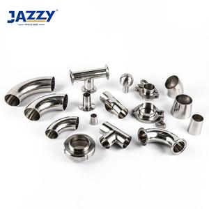JAZZY Cấp Thực Phẩm Thép Không Gỉ ASTM A270 SS304/SS316L DIN RJT Vệ Sinh Ống Lắp Thẳng Hàn Liên Minh - Product Image 6