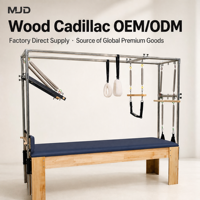 Système complet de trapèze Pilates Cadillac en bois – Appareil de fitness polyvalent pour la rééducation et l'entraînement musculaire